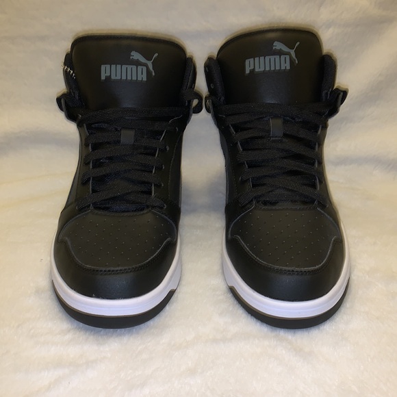 Puma Men’s Rebound Layup SL Shoes Size 10 Puma Black-Castlerock-White New W/Box. - Picture 4 of 11
